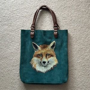 Anthropologie Fox Tote Bag